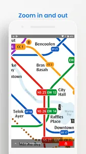 SINGAPORE METRO MRT MAP screenshot 2