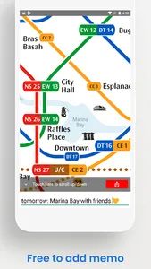 SINGAPORE METRO MRT MAP screenshot 3