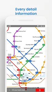 SINGAPORE METRO MRT MAP screenshot 4
