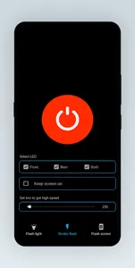 Flash light front & rear screenshot 0