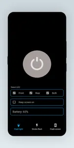 Flash light front & rear screenshot 1
