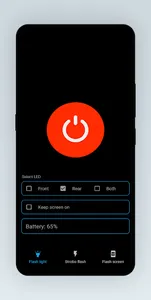 Flash light front & rear screenshot 2