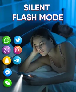 Flashlight on Call & SMS Flash screenshot 11