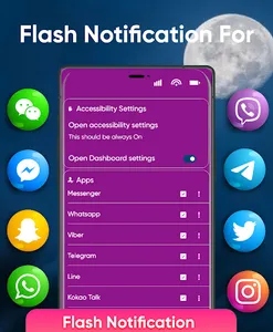 Flashlight on Call & SMS Flash screenshot 19