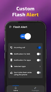 Flash Alerts On Call and SMS screenshot 4