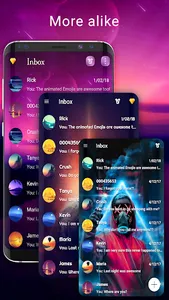 Wallpaper SMS theme screenshot 2