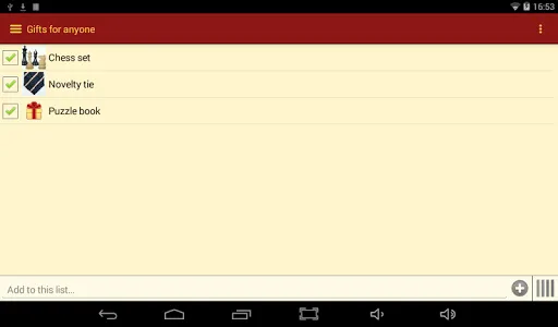 Gift List screenshot 13