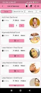Flavia Beauty Services at Home screenshot 10