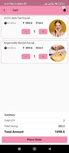Flavia Beauty Services at Home screenshot 3