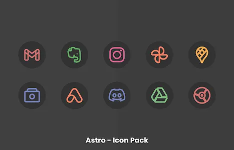 Astro - Icon Pack screenshot 14