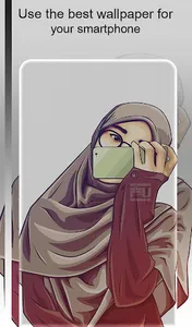 Cartoon muslimah wallpaper screenshot 0