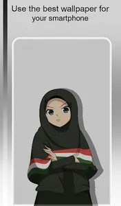 Cartoon muslimah wallpaper screenshot 4