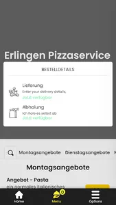 Erlingen Pizzaservice screenshot 2