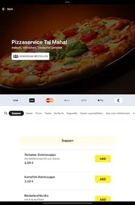 Pizzaservice Taj Mahal screenshot 16