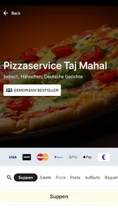 Pizzaservice Taj Mahal screenshot 9