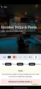 Escobar Pizza & Pasta screenshot 1