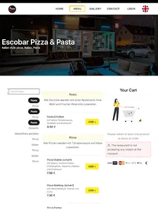 Escobar Pizza & Pasta screenshot 15