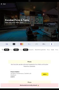 Escobar Pizza & Pasta screenshot 8