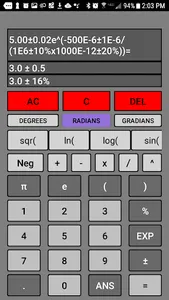 Error Analysis Scientific Adva screenshot 2