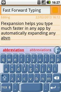 Flexpansion Keyboard FREE screenshot 0