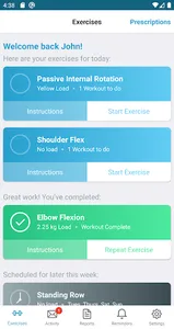 Physio Exerciser screenshot 0