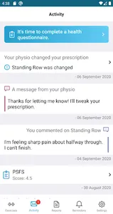 Physio Exerciser screenshot 2