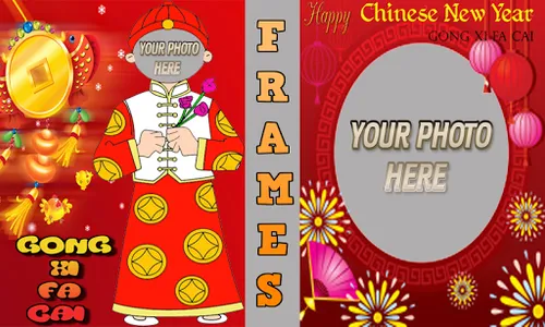 Chinese New Year: Card & Frame screenshot 1