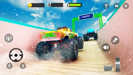 Monster Truck Mega Ramp Stunt screenshot 2