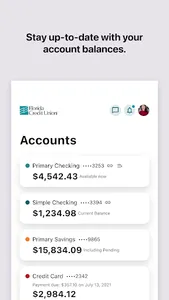 Florida CU Mobile Banking screenshot 2