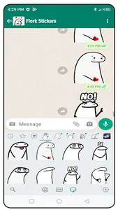 Flork Stickers memes WASticker screenshot 3