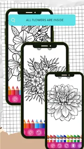 Flower Coloring Book screenshot 1