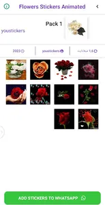 flowers stickers animated screenshot 7