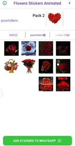 flowers stickers animated screenshot 8