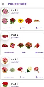Flowers stickers screenshot 0