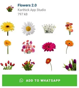 Flowers and Roses Stickers screenshot 3