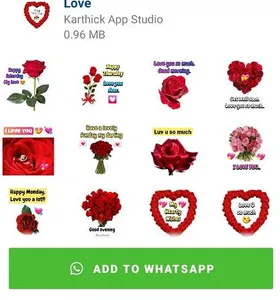 Flowers and Roses Stickers screenshot 7