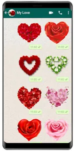 WASticker - Love flowers screenshot 1