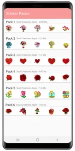 WASticker - Love flowers screenshot 4