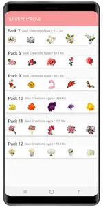 WASticker - Love flowers screenshot 5