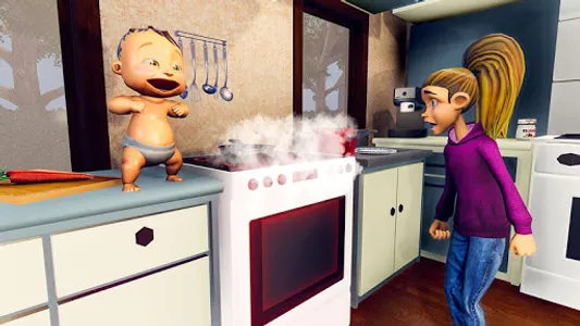 Virtual Baby Life Simulator 3D screenshot 0