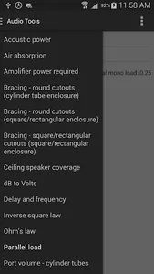 Audio Wizard - Calculators screenshot 0