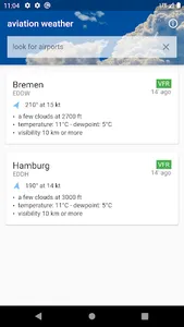 Aviation weather - METAR & TAF screenshot 0