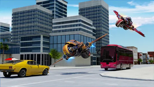 Indian Flying Bike Driver Game screenshot 2