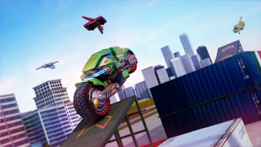 Indian Flying Bike Driver Game screenshot 3