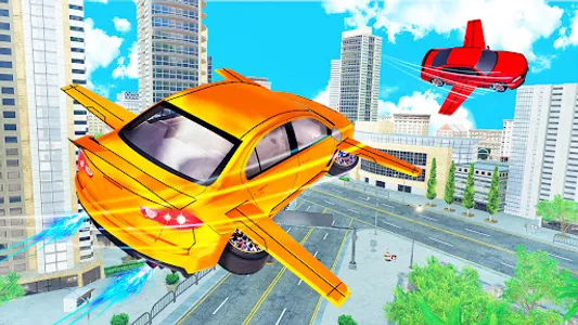 Flying Car Shooting - Car Game screenshot 18