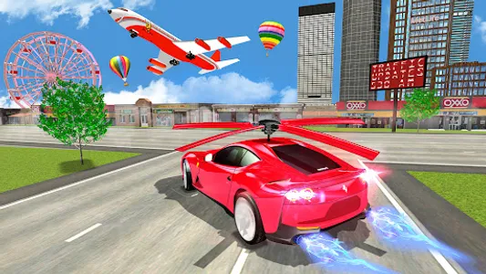 Flying Car Shooting - Car Game screenshot 19