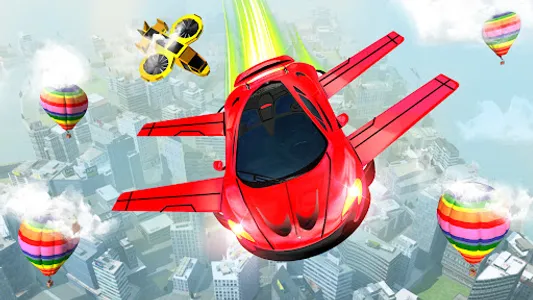 Flying Car Shooting - Car Game screenshot 6