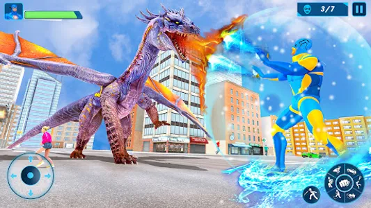 Snow Storm Hero City Battle screenshot 2