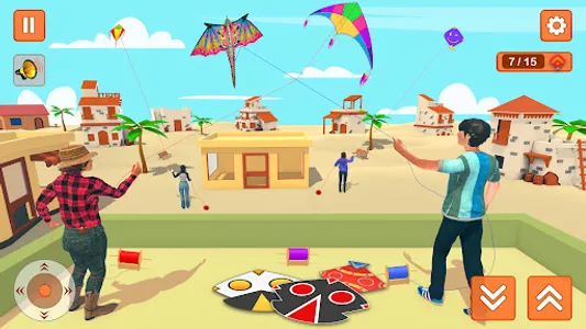 Beach Kite Flying Challenge screenshot 0