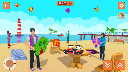 Beach Kite Flying Challenge screenshot 4